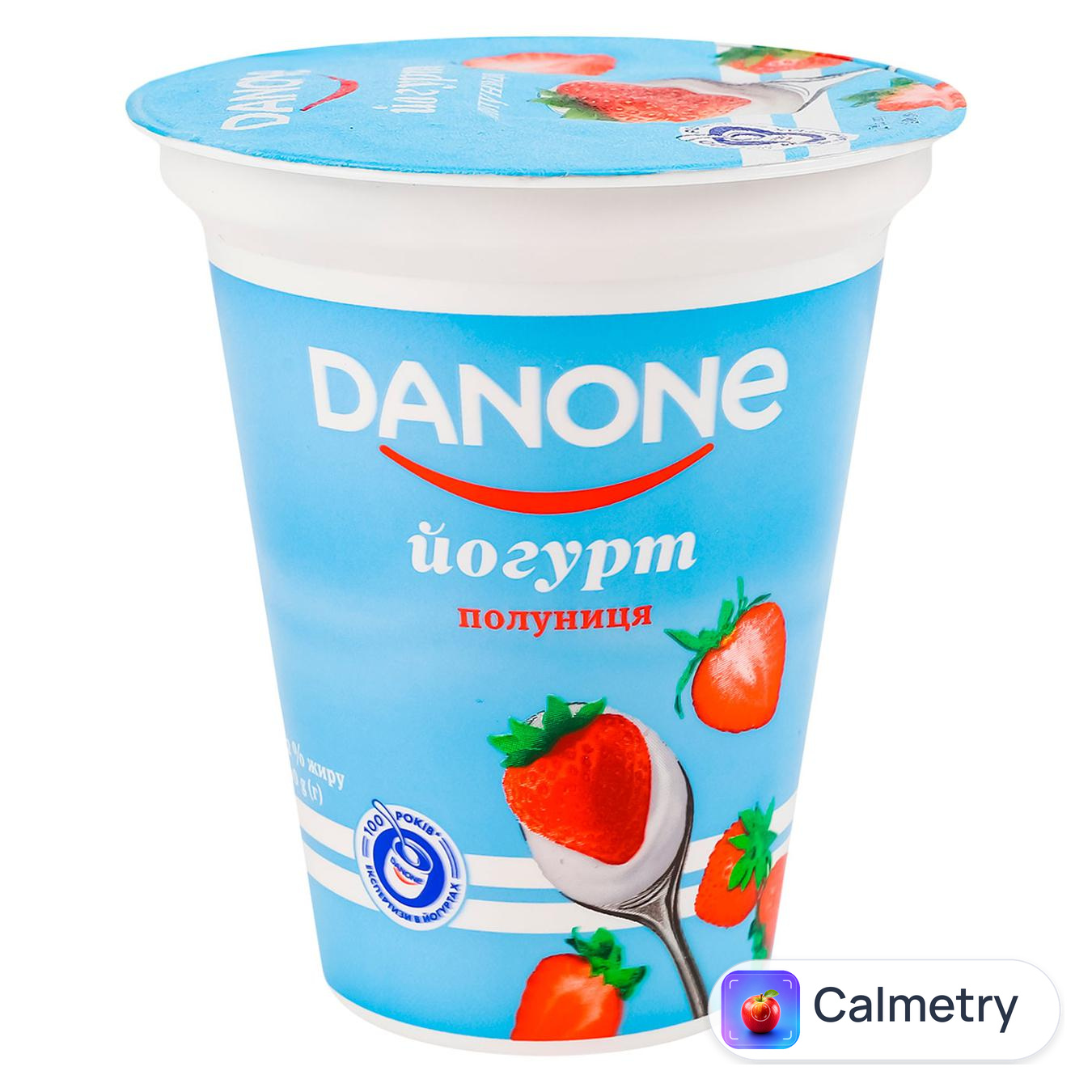 Йогурт Danone полуниця 3,2% 260г