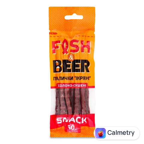 Палички ікряні Fish&Beer солоно-сушені 50г