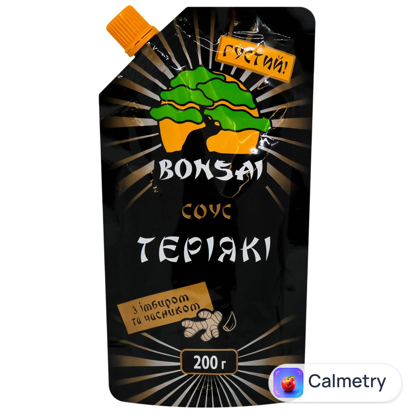 Соус соєвий Bonsai Теріякі з часником та імбиром 200г — фото продукту