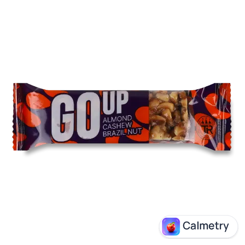 Батончик Go Up горіховий глазурований