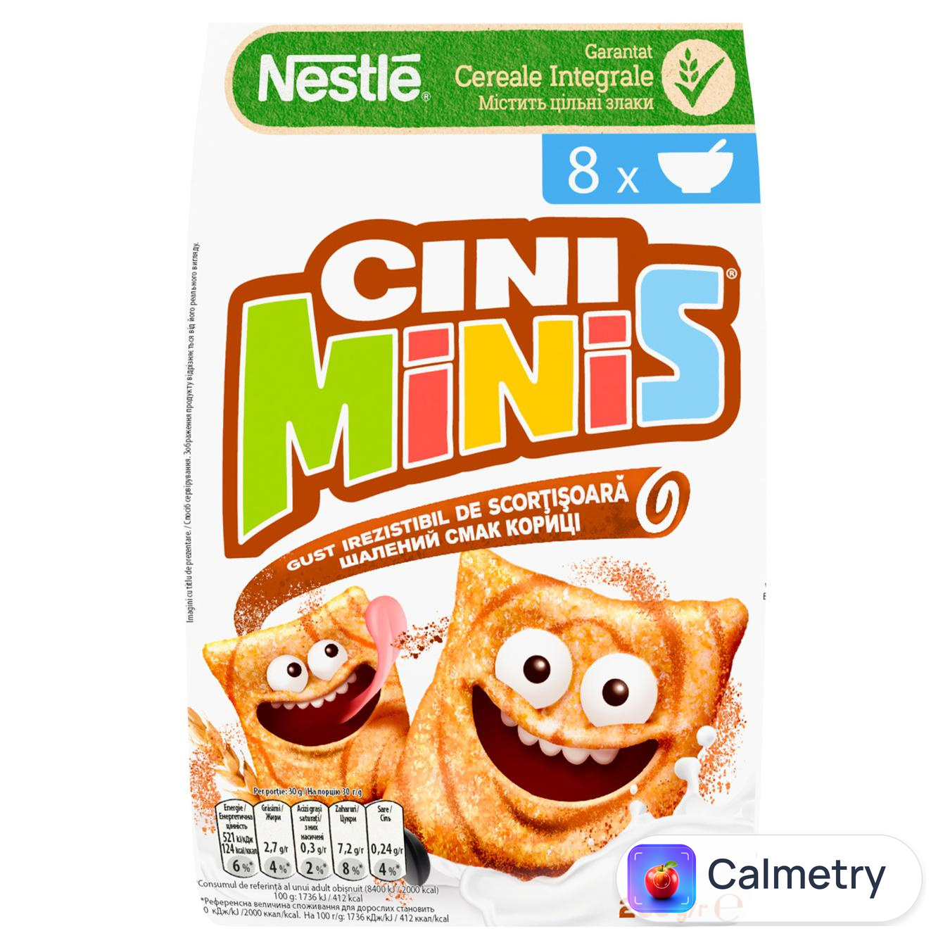 Сніданок сухий NESTLÉ® CINI-MINIS® зі смаком кориці 250г — фото продукту