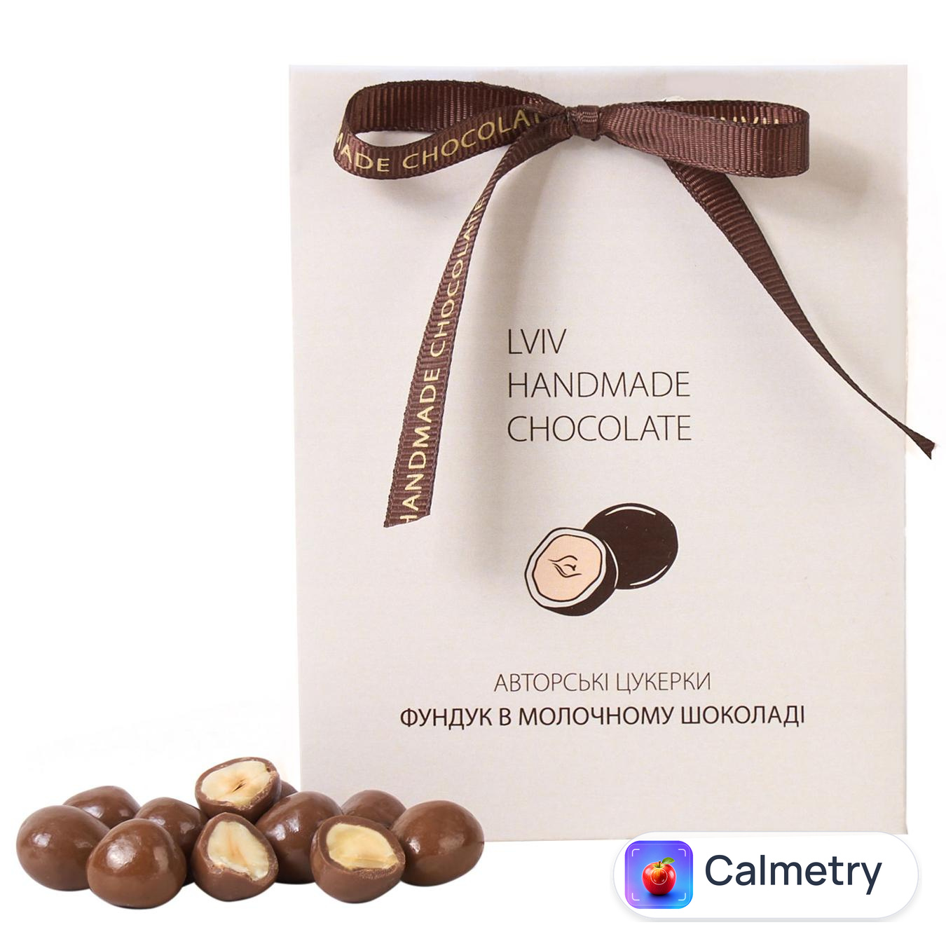 Драже Lviv Handmade Chocolate Фундук в молочному шоколаді 100г