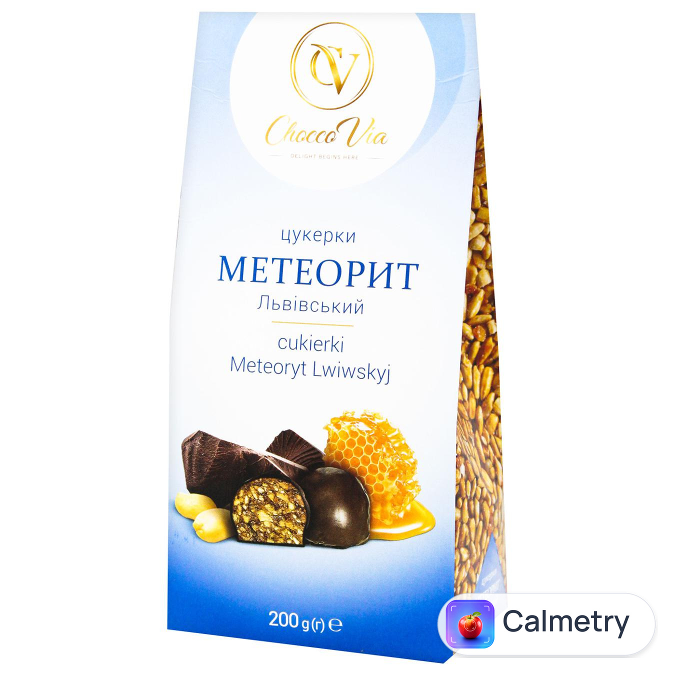 Цукерки Chocco Via Метеорит львівський 200г — фото продукту
