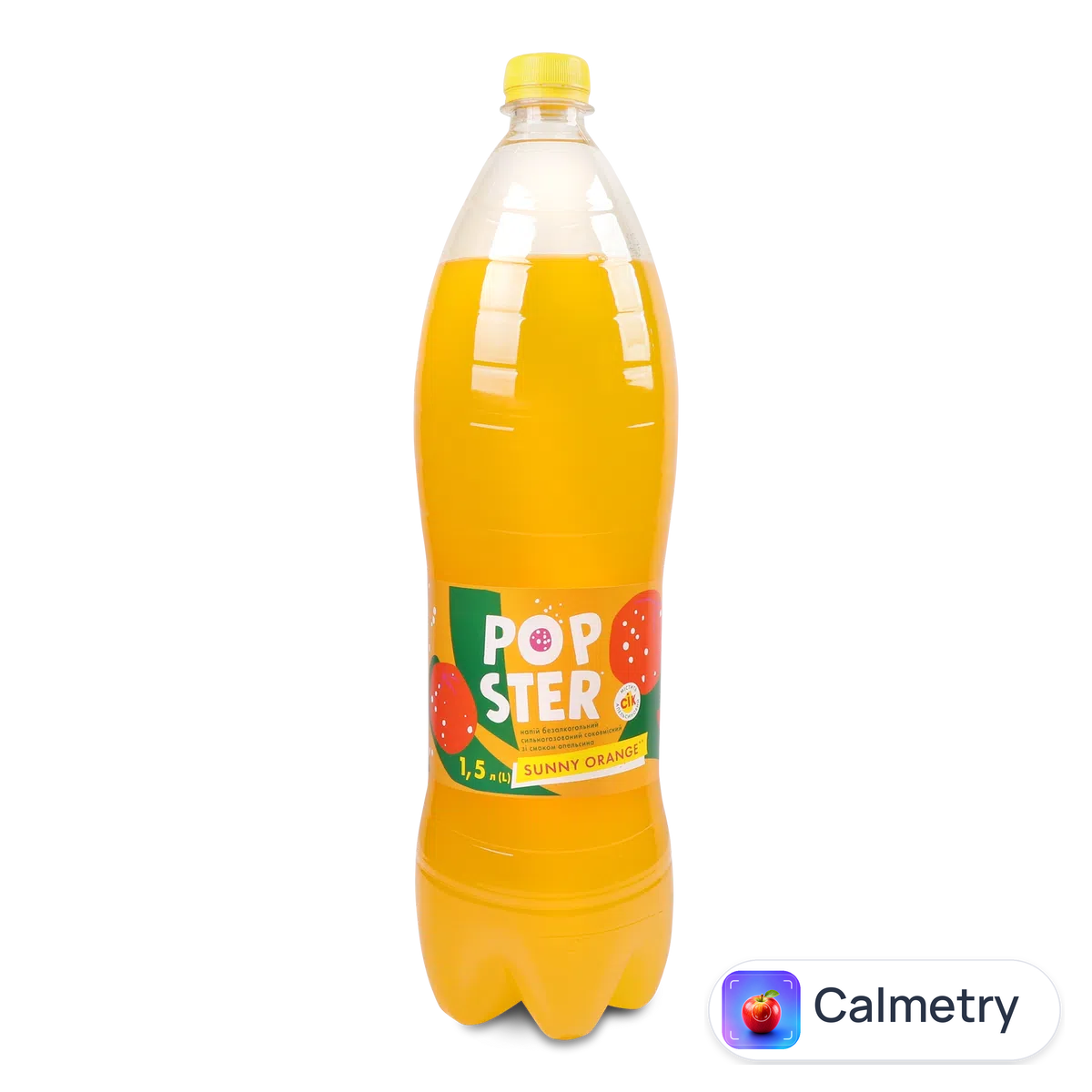 Напій соковмісний Popster Sunny Orange сильногазований 1,5л
