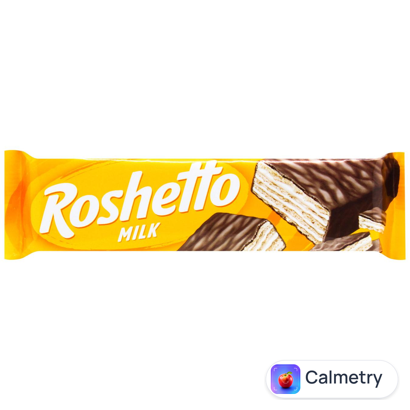 Батончик вафельний Roshen Roshetto Milk в шоколадній глазурі 34г — фото продукту