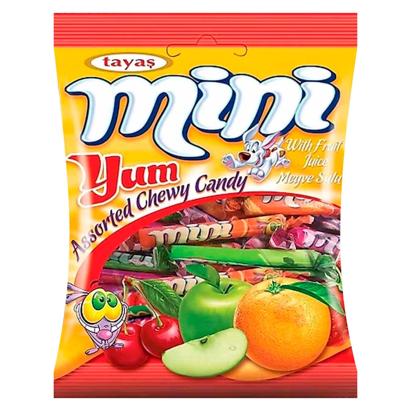 Цукерки Tayas Mini Yum мікс 170г — фото продукту