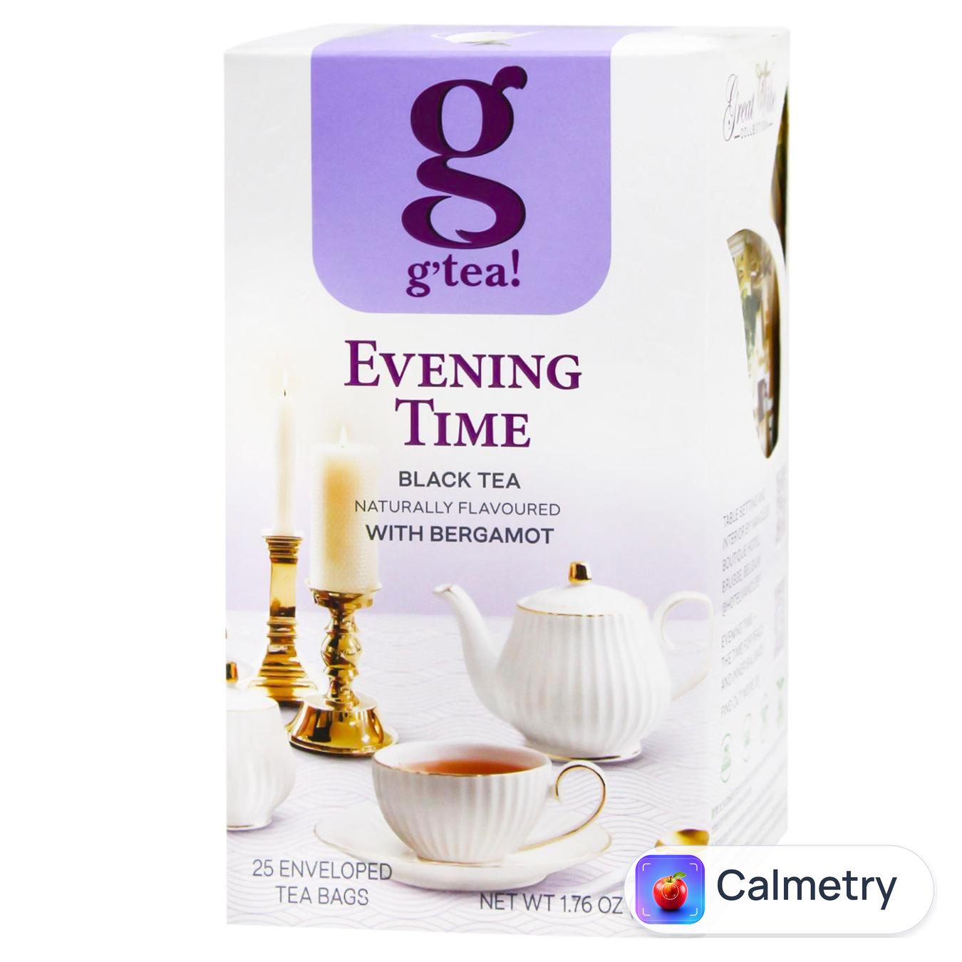 Чай чорний G'tea! Evening Time з бергамотом 2г*20шт