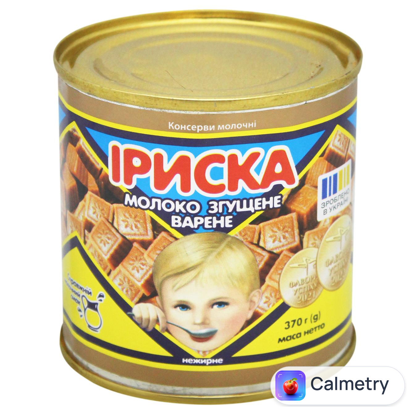 Молоко згущене Первомайський МКК Іриска з цукром 370г