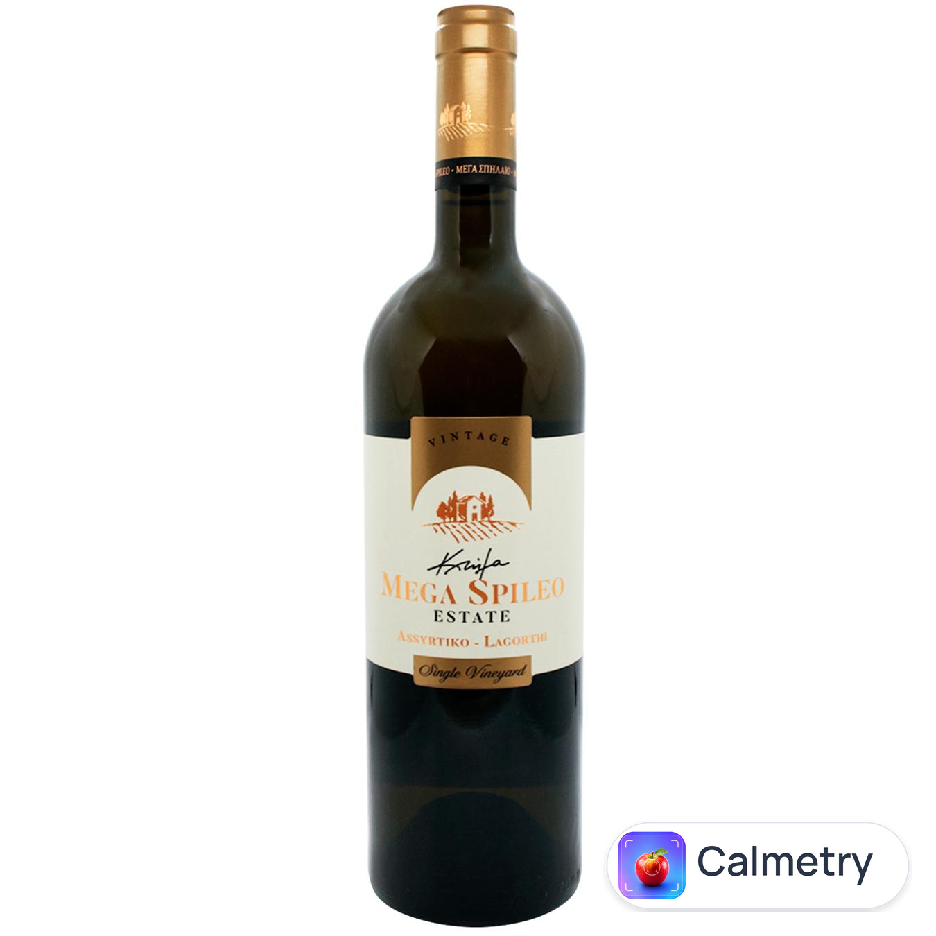 Вино Mega Spileo White Barrel біле сухе 13% 0,75л