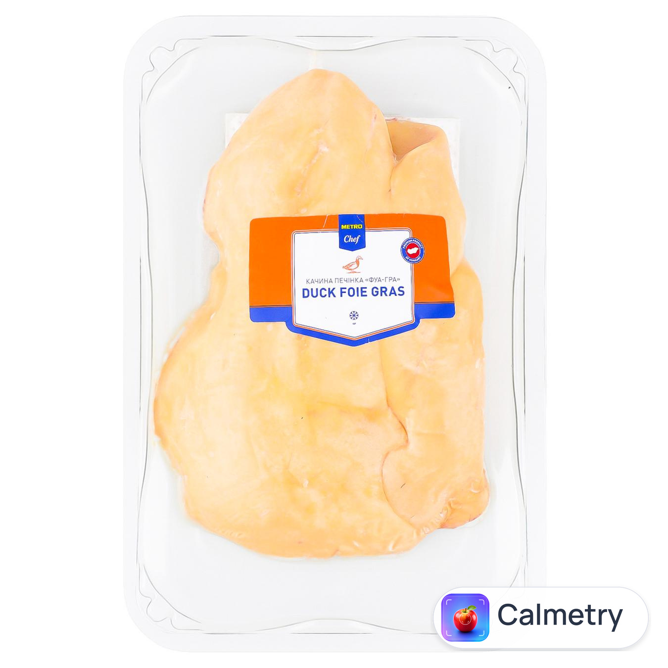 Печінка фуа-гра качина Metro Chef заморожена 400/800г — фото продукту