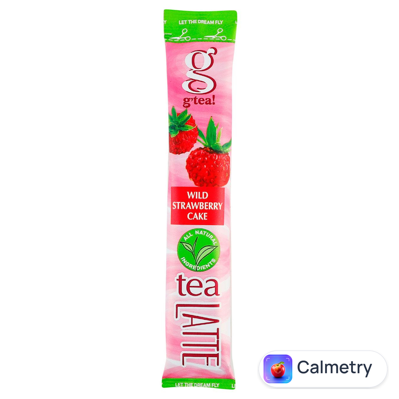 Напій на основі чорного чаю G'tea! Латте Суничний бісквіт 10г — фото продукту