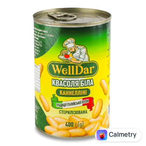 Квасоля WellDar Італійська канелліні біла