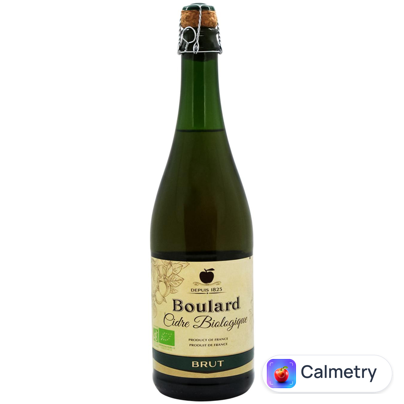 Сидр Boulard Brut Biologique білий брют 4,5% 0,75л
