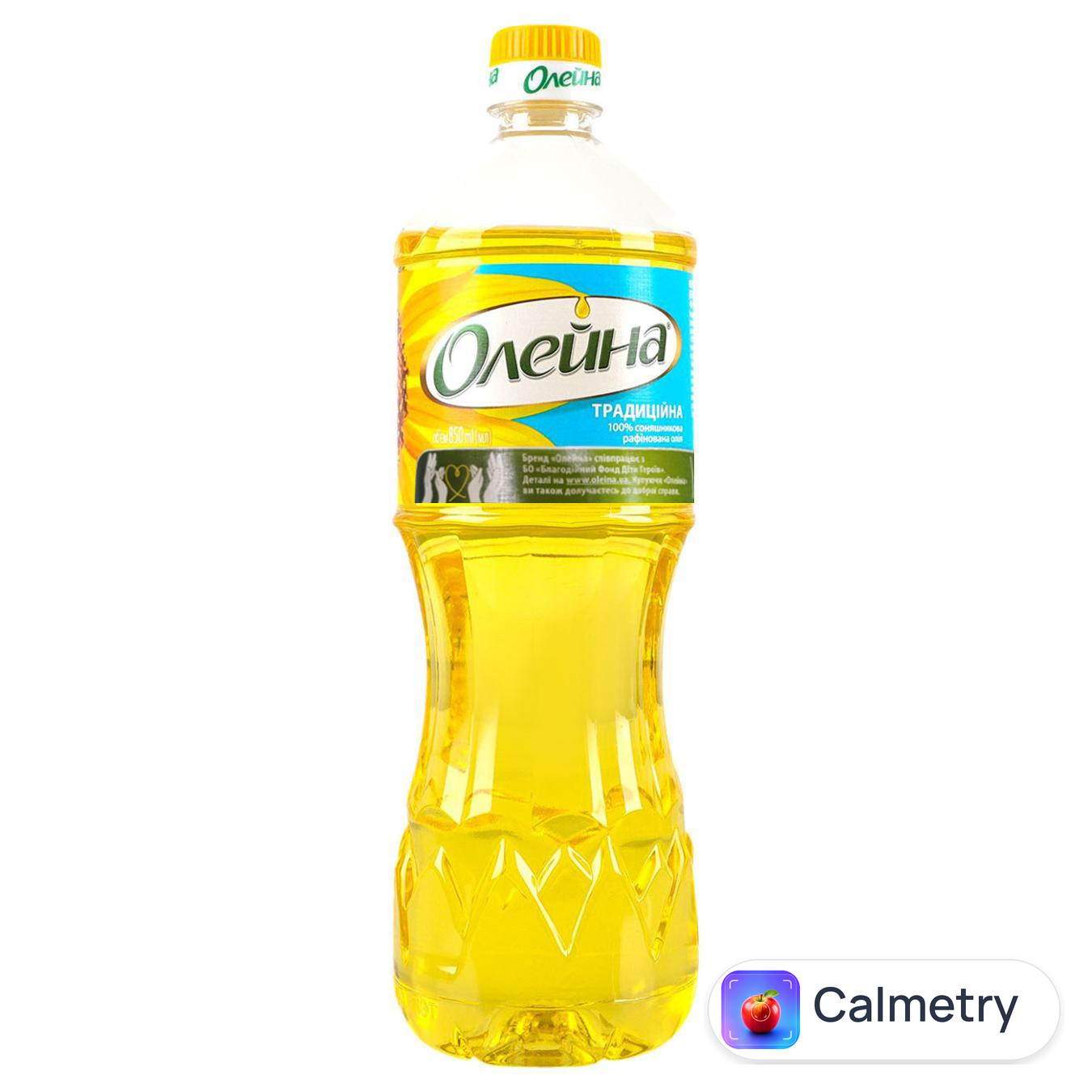 Олія соняшникова Олейна Традиційна рафінована 850мл — фото продукту