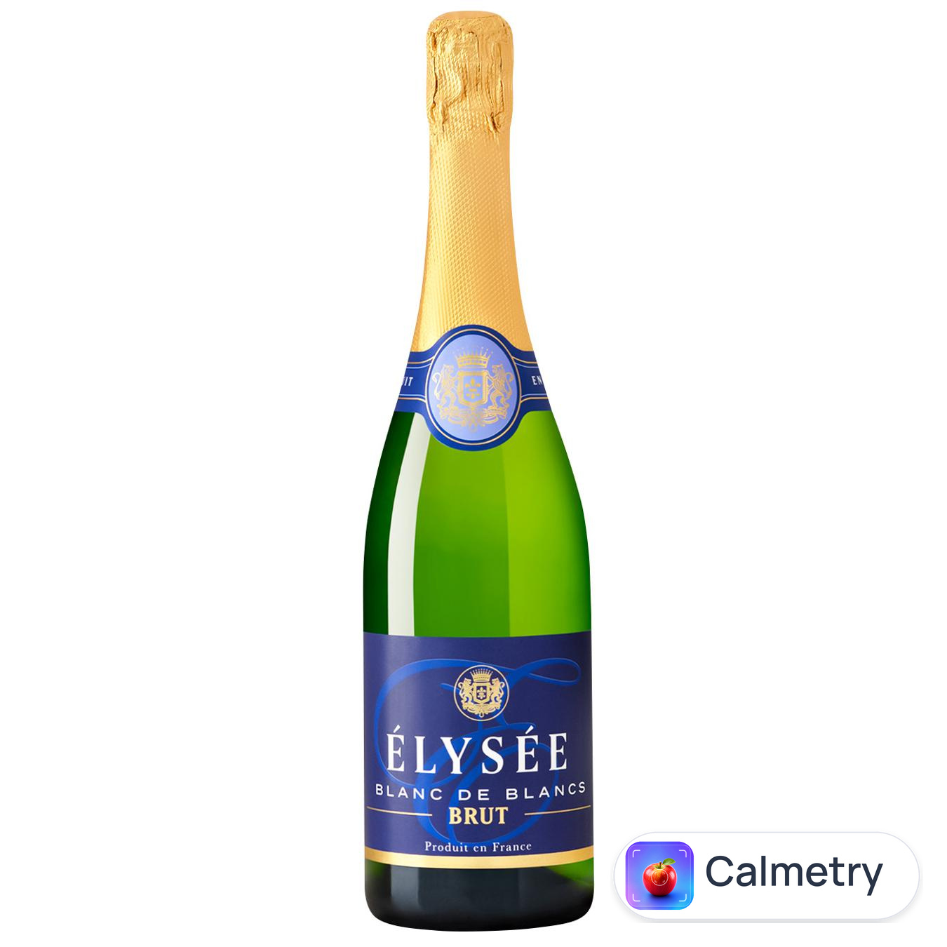 Вино ігристе Elysee Blanc De Blancs Brut сухе біле 10,5% 0,75л