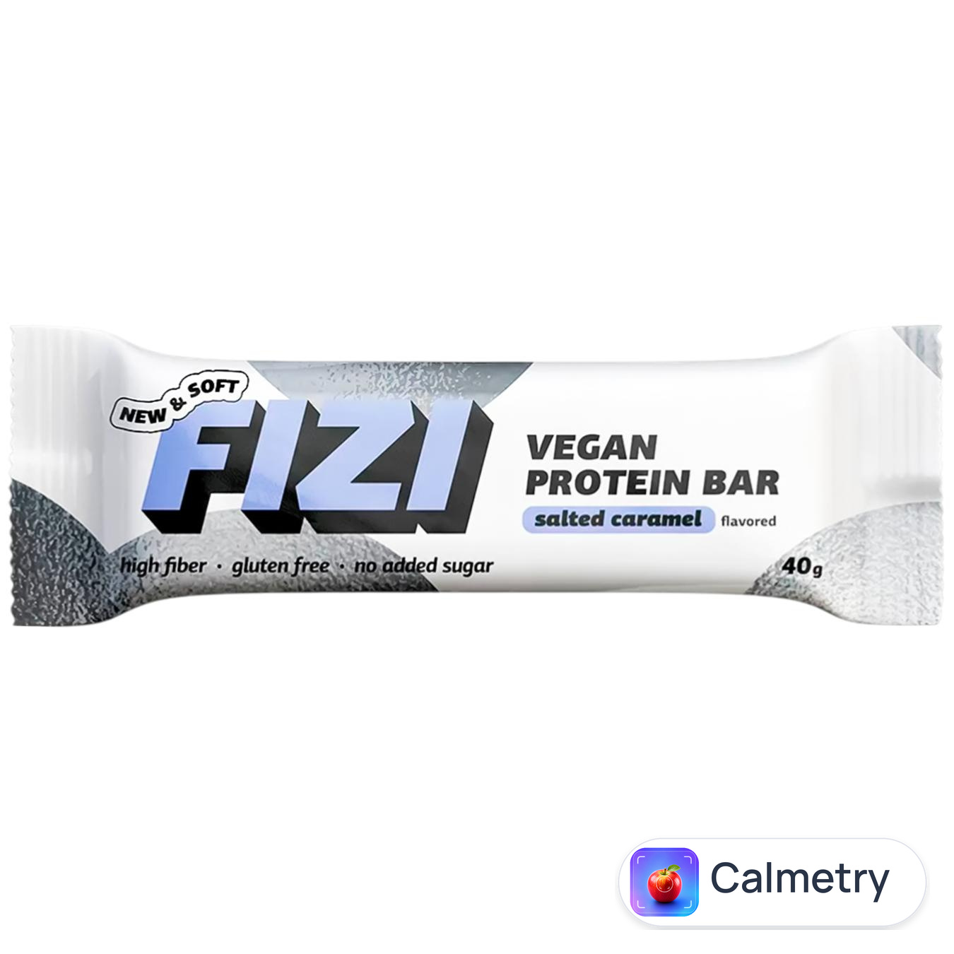 Батончик протеїновий Fizi Salted Caramel в глазурі 40г — фото продукту
