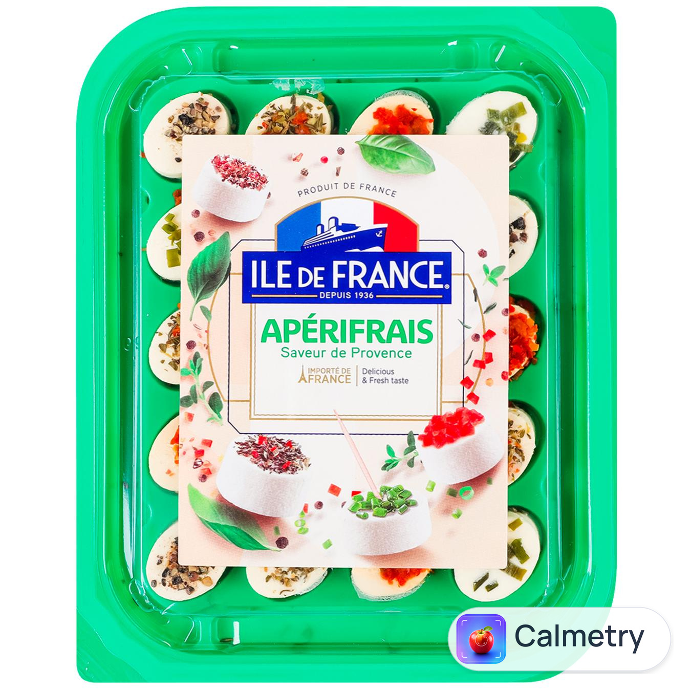 Сир творожний Ile de France Аперіфре з прованськими травами 100г