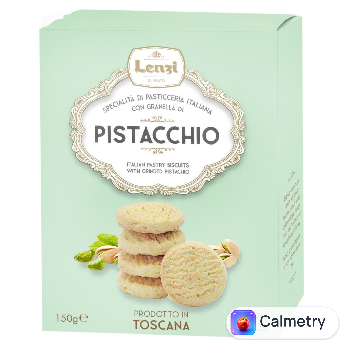 Печиво Lenzi Pistacchio з фісташкою 150г — фото продукту