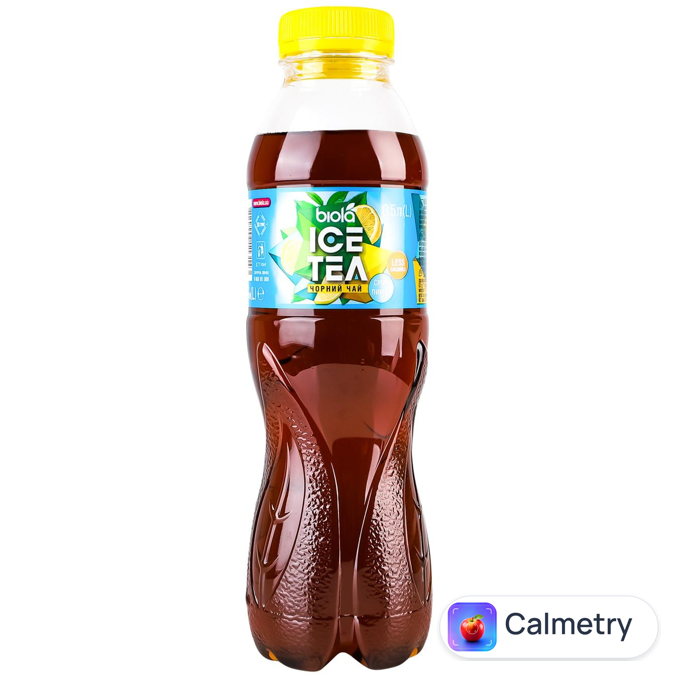 Чай чорний холодний Biola Ice Tea зі смаком лимону 0,5л — фото продукту