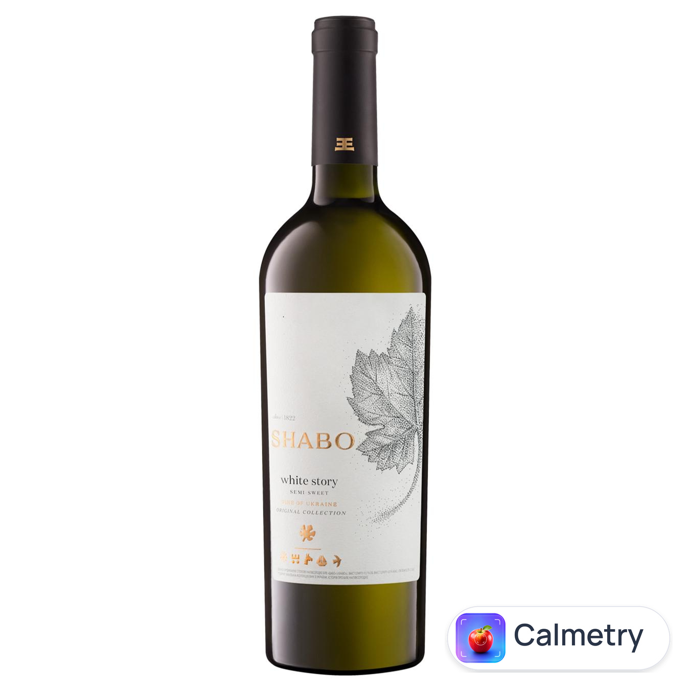 Вино Shabo Original Collection White Story біле природно-напівсолодке 10-13% 0,75л — фото продукту