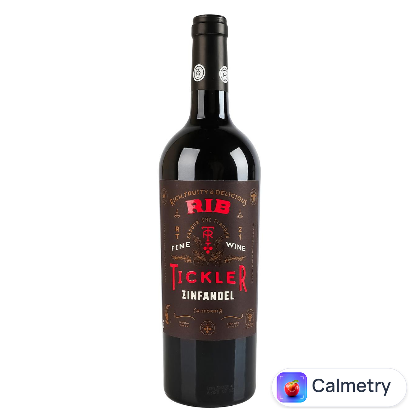 Вино Rib Tickler Zinfandel червоне сухе 13,5% 0,75л — фото продукту