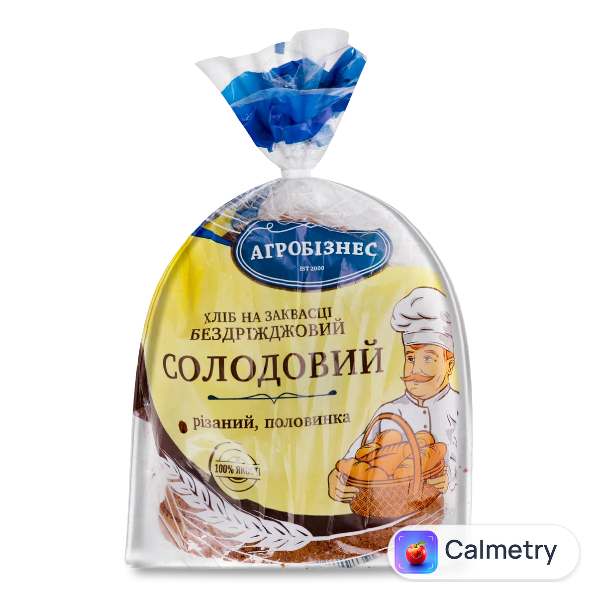 Хліб «Агробізнес» «Солодовий» бездріжджовий нарізаний 0,35кг