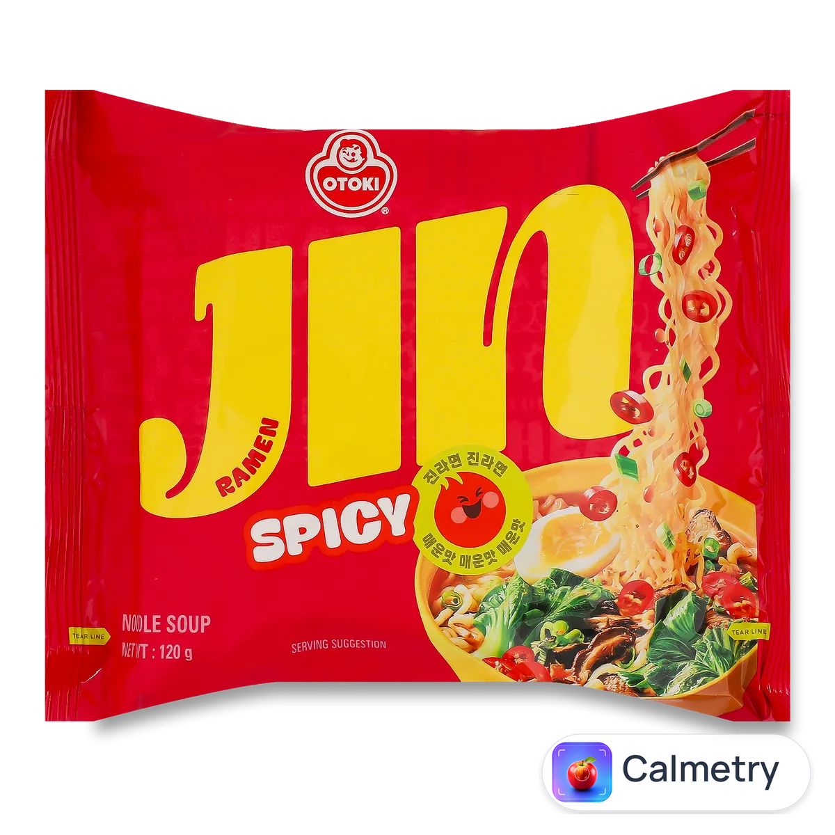 Локшина Otoki Jin Ramen швидкого приготування гостра 120г