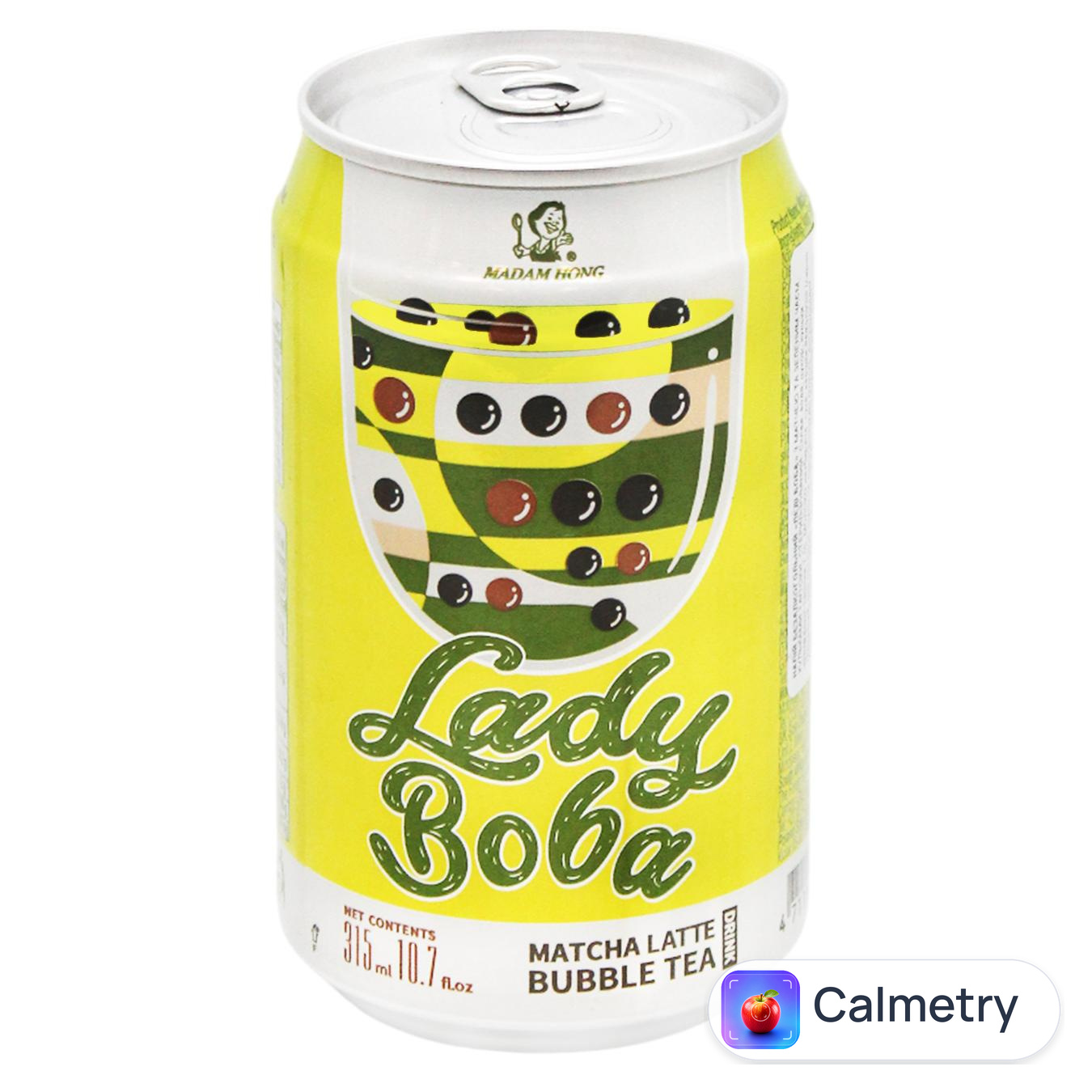 Напій чайний Madam Hong Lady Boba Matcha Latte Bubble Tea 0,315л — фото продукту