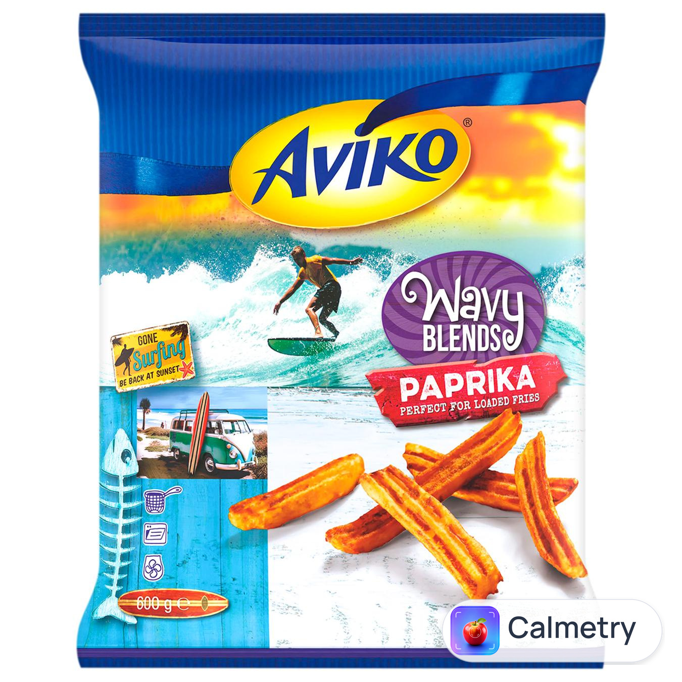Картопля фрі Aviko Wavy Blends хрустка зі смаком паприки 600г