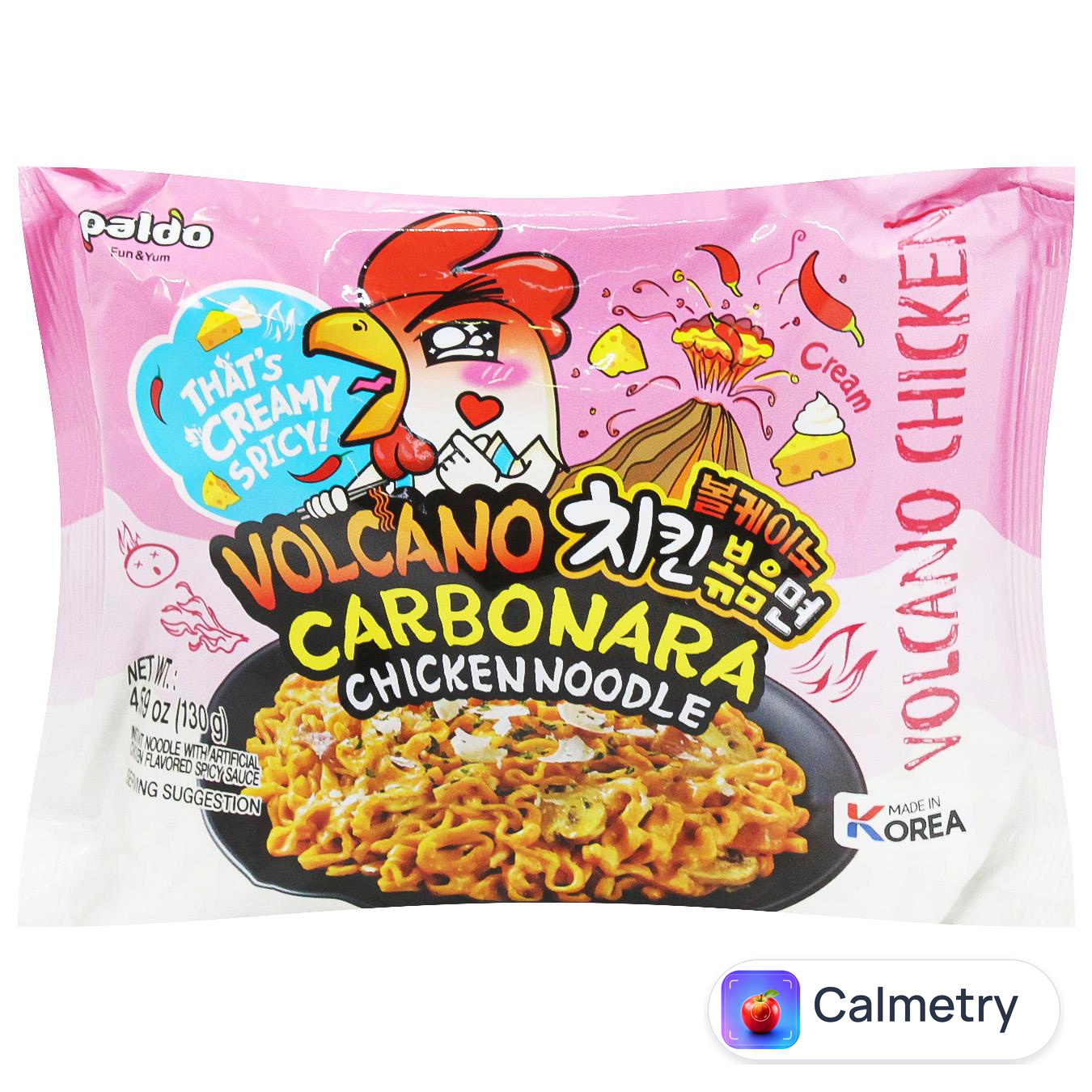 Локшина Paldo Volcano Carbonara куряча швидкого приготування 130г