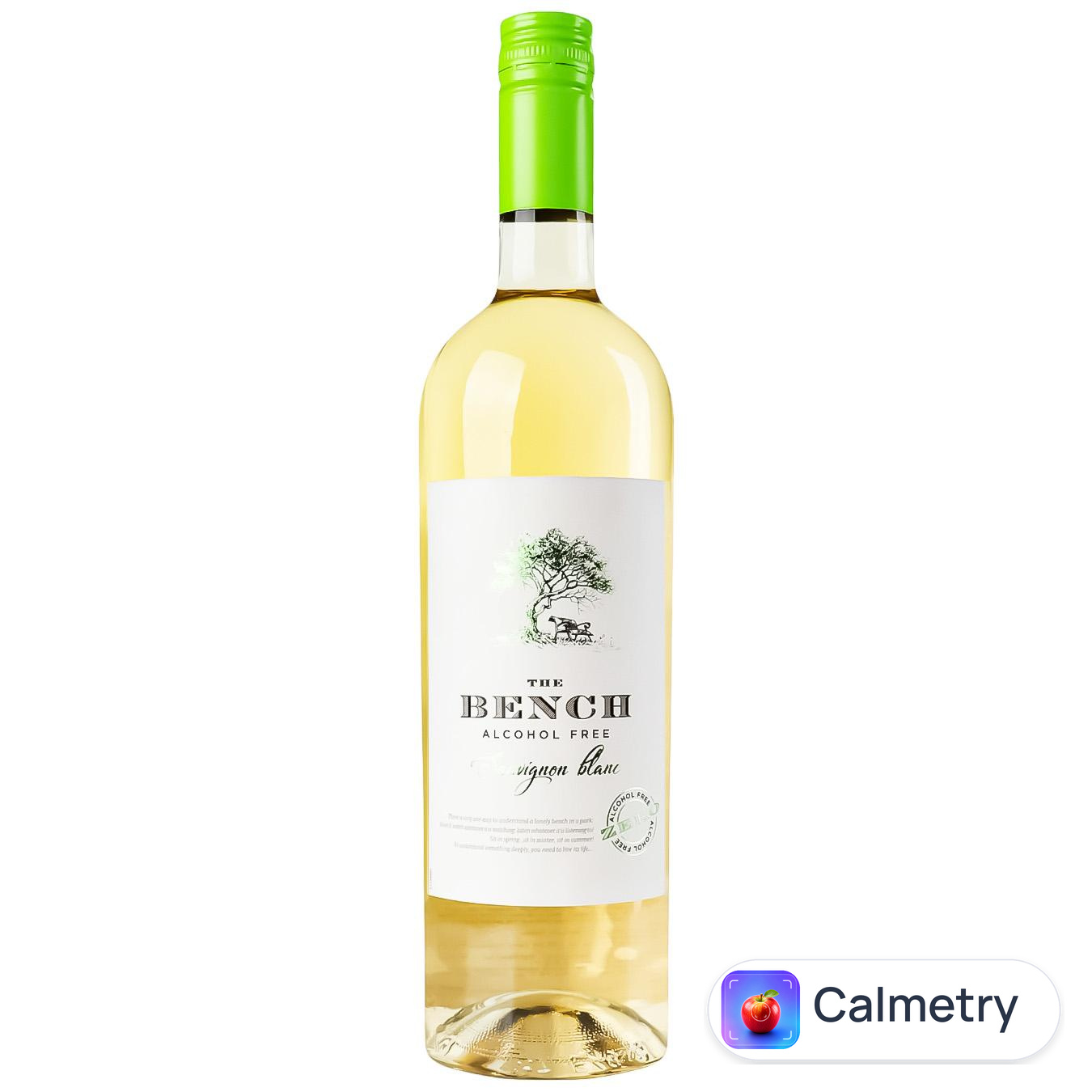 Вино The Bench Sauvignon безалкогольне біле напівсухе 0,5% 0.75л