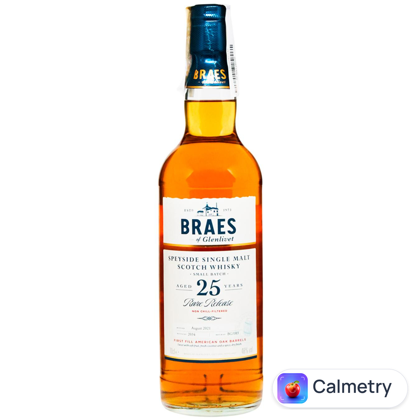 Віскі Braes of Glenlivet 25 років 48% 0,7л