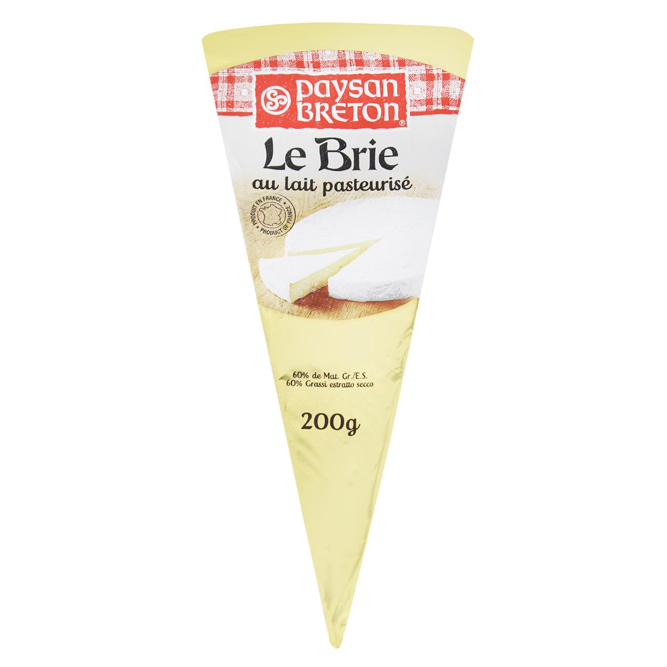 Сир Paysan Breton Брі 60% 200г — фото продукту