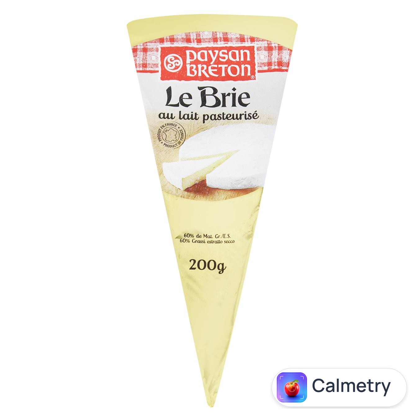 Сир Paysan Breton Брі 60% 200г — фото продукту