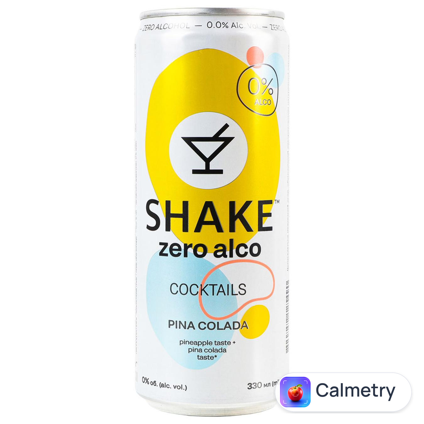 Напій безалкогольний Shake Zero Alco Cocktails Піна Колада сильногазований 0,33л