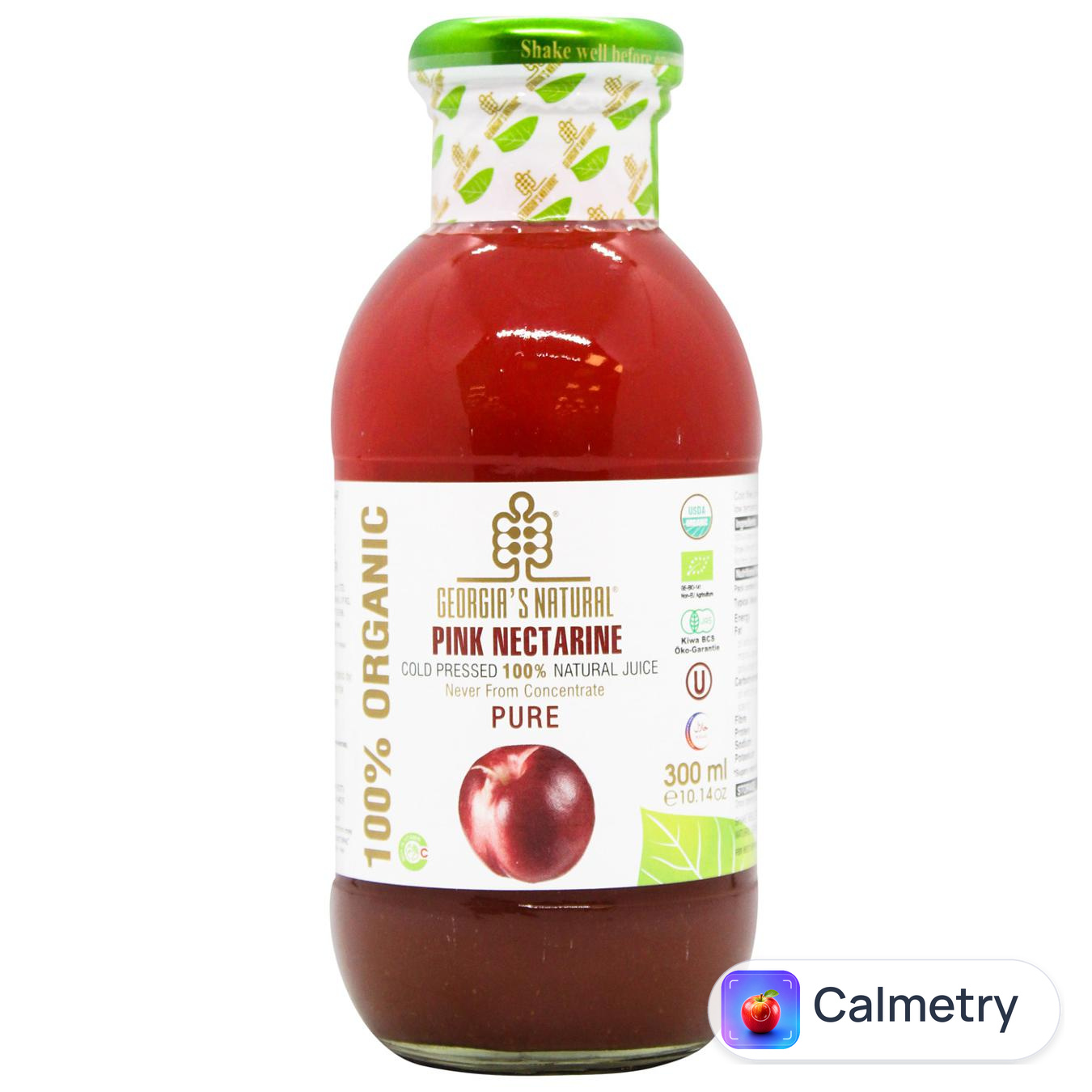 Сік Georgias Natural рожевого нектарина органічний 0,3л