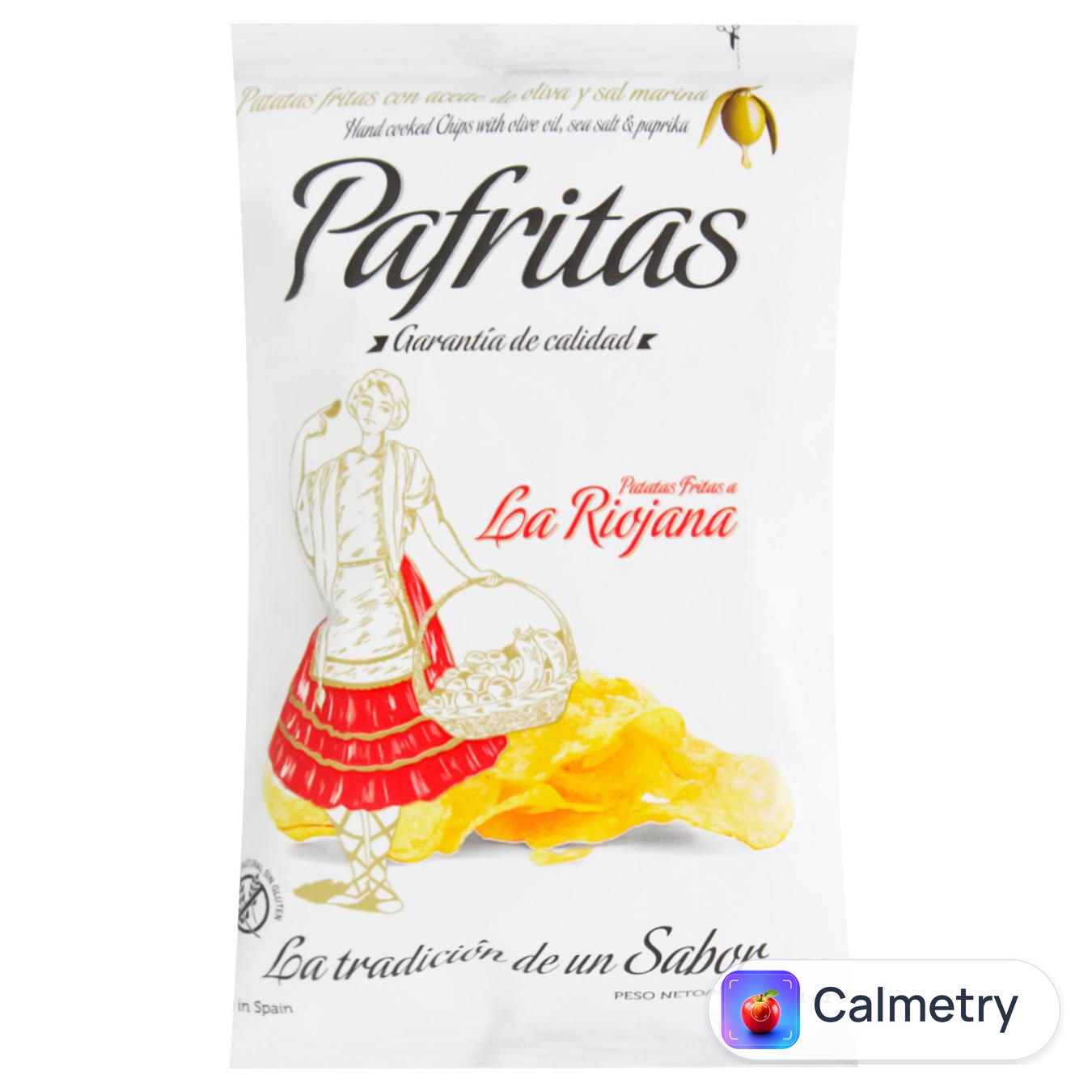 Чипси Pafritas Ріоха з копченою паприкою 40г
