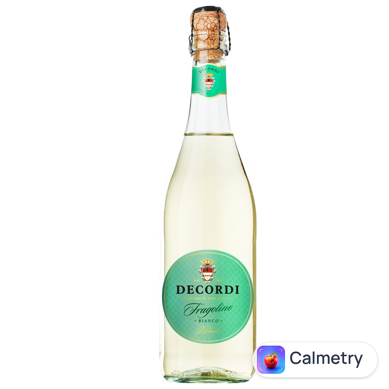 Вино ігристе Decordi Fragolino Bianco біле 0,75л
