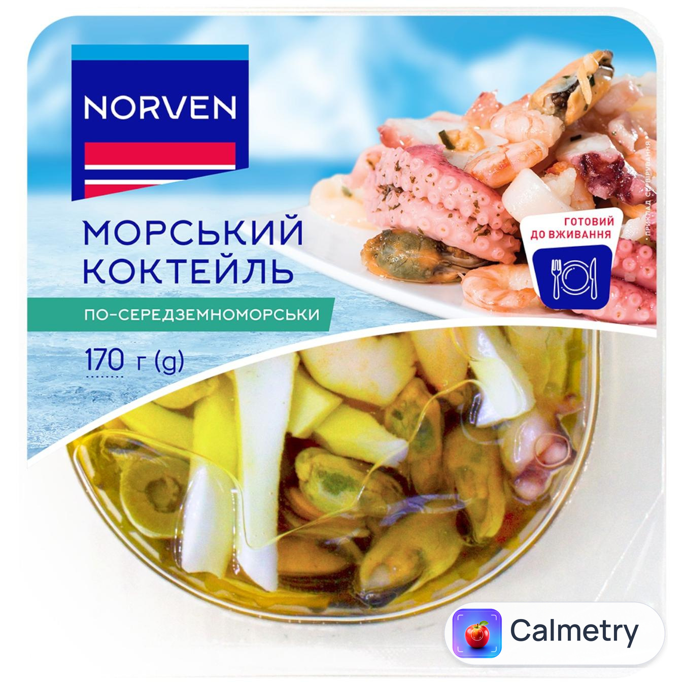 Морський коктейль Norven по-середземноморськи 170г — фото продукту