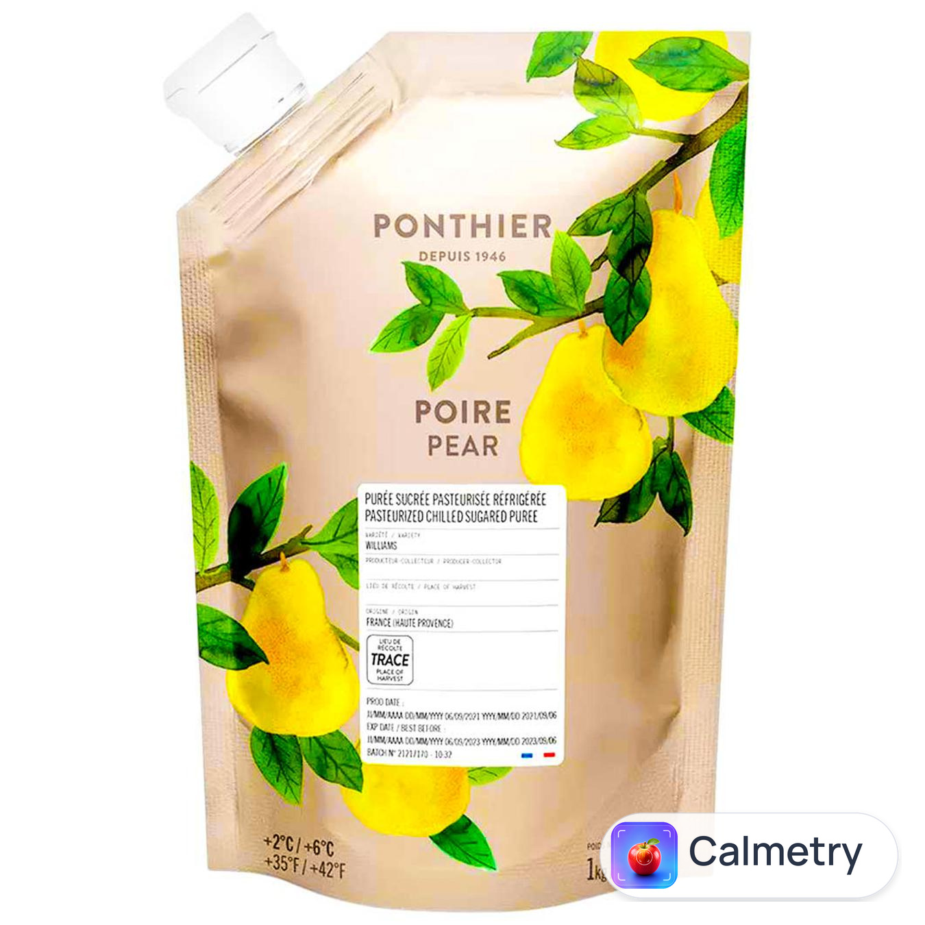 Пюре Ponthier Груша 1кг