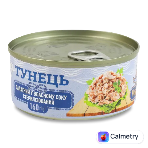 Тунець WellFish салатний у власному соку