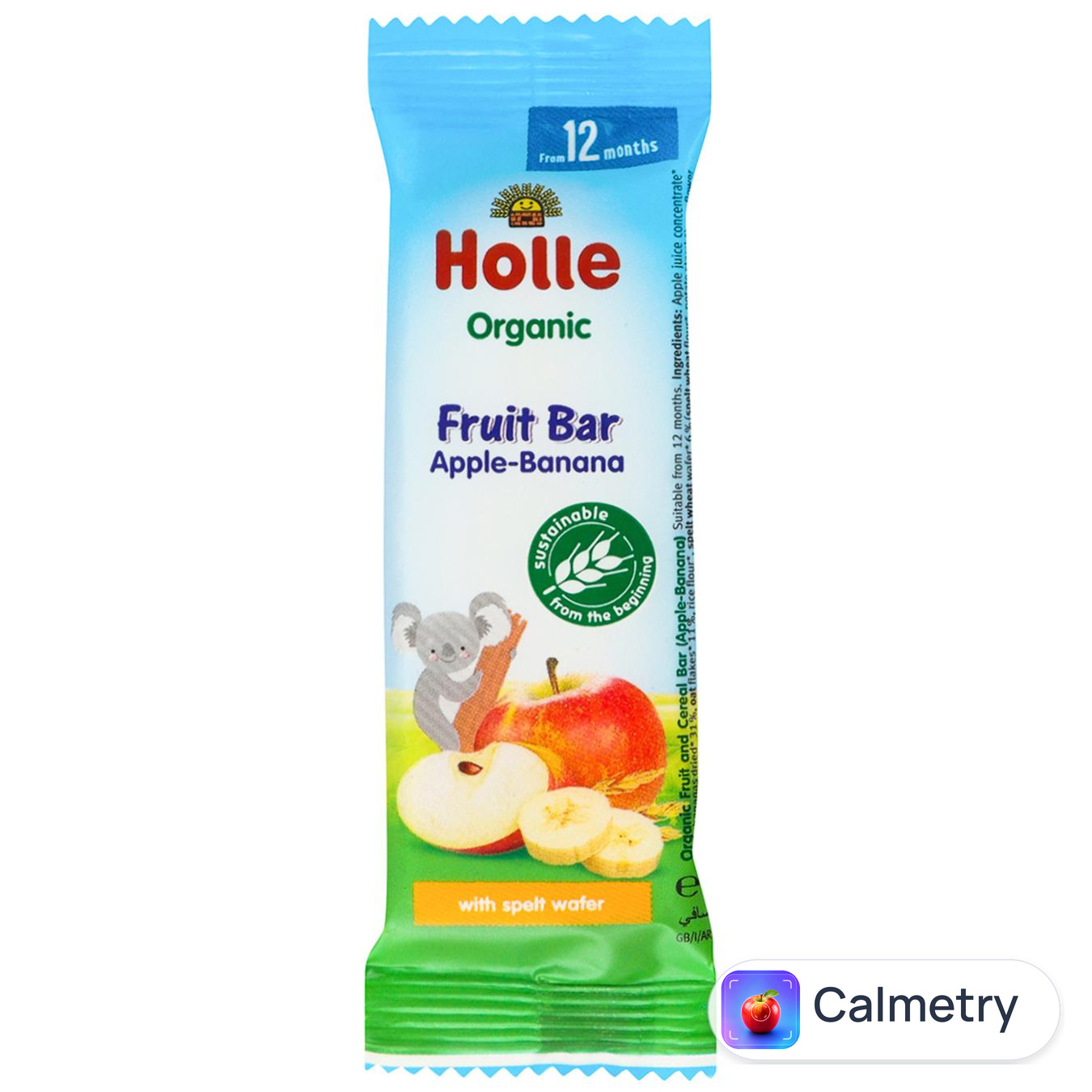 Батончик Holle фруктовий яблуко-банан 25г
