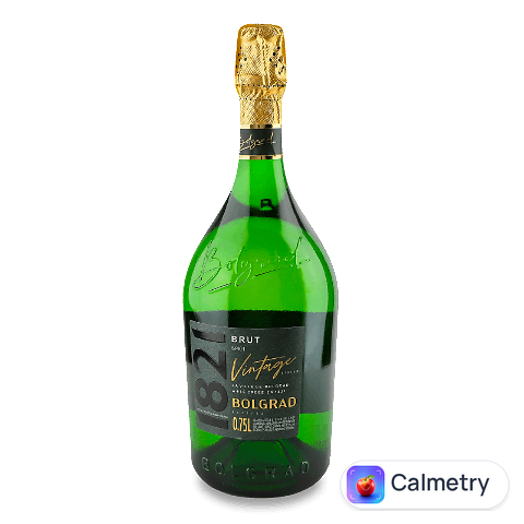 Вино ігристе Bolgrad Vintage біле брют, 0,75л