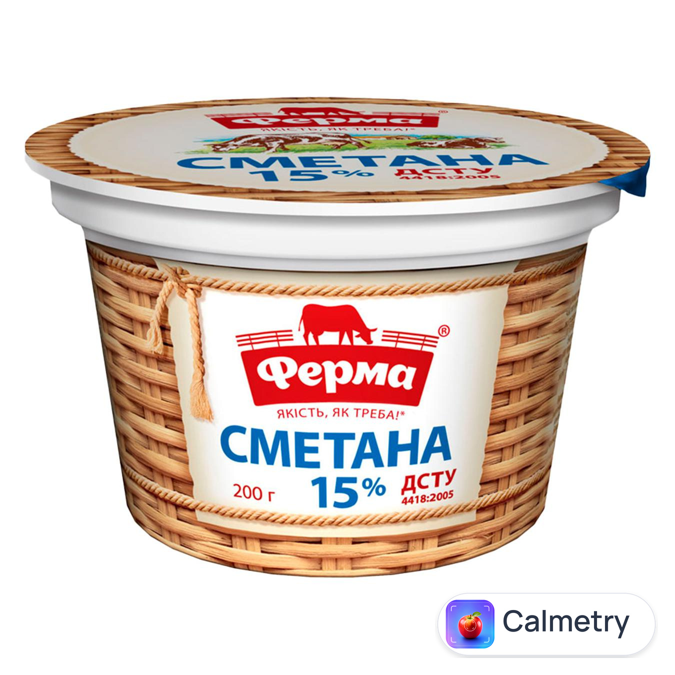 Сметана Ферма 15% 200г