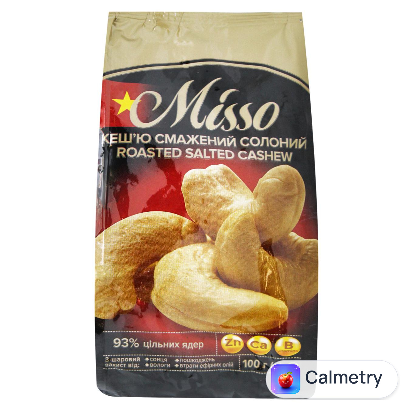 Кеш'ю Misso смажений солоний 100г