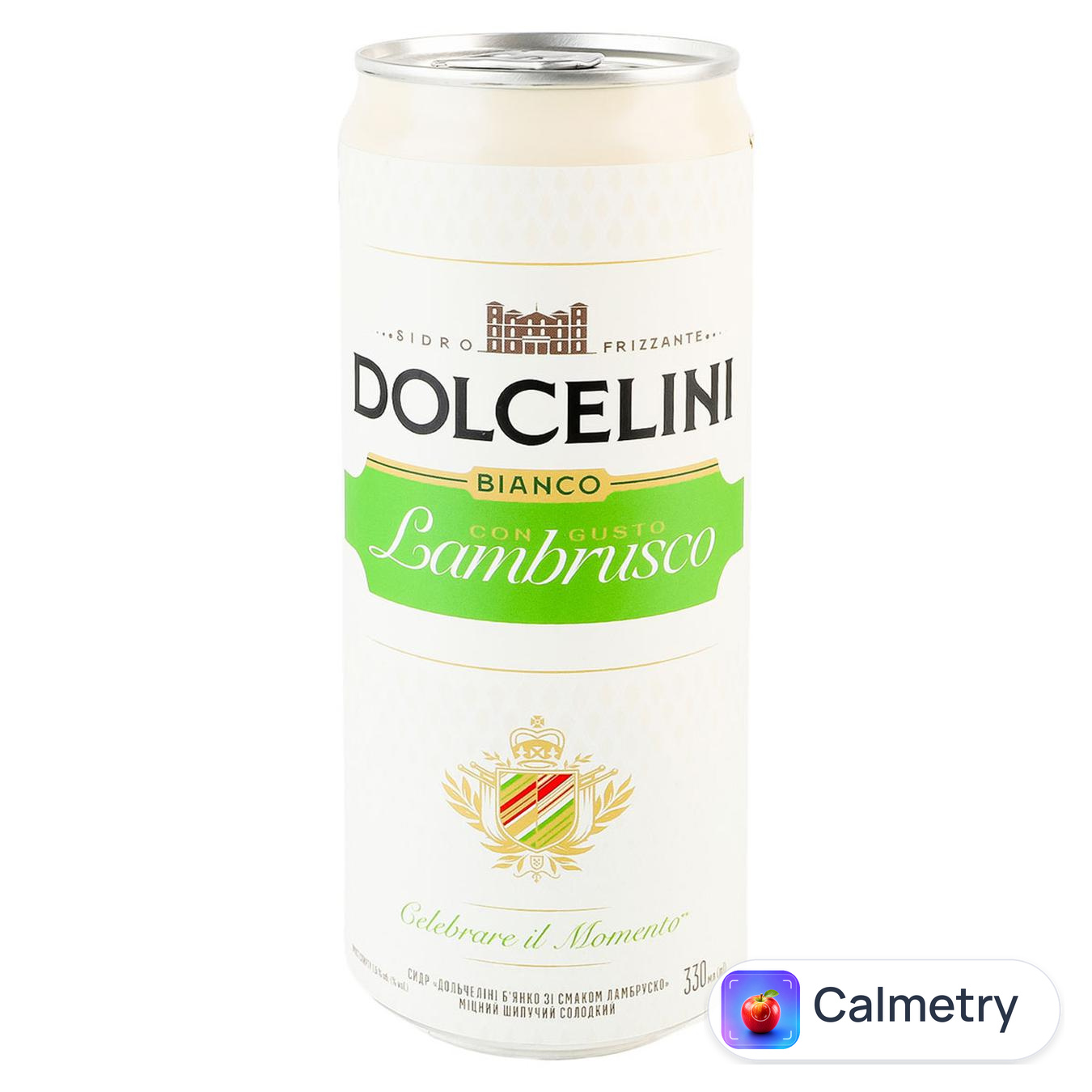 Сидр Dolcelini Bianco Con Gusto Lambrusko шипучий солодкий 7,5% 0,33л