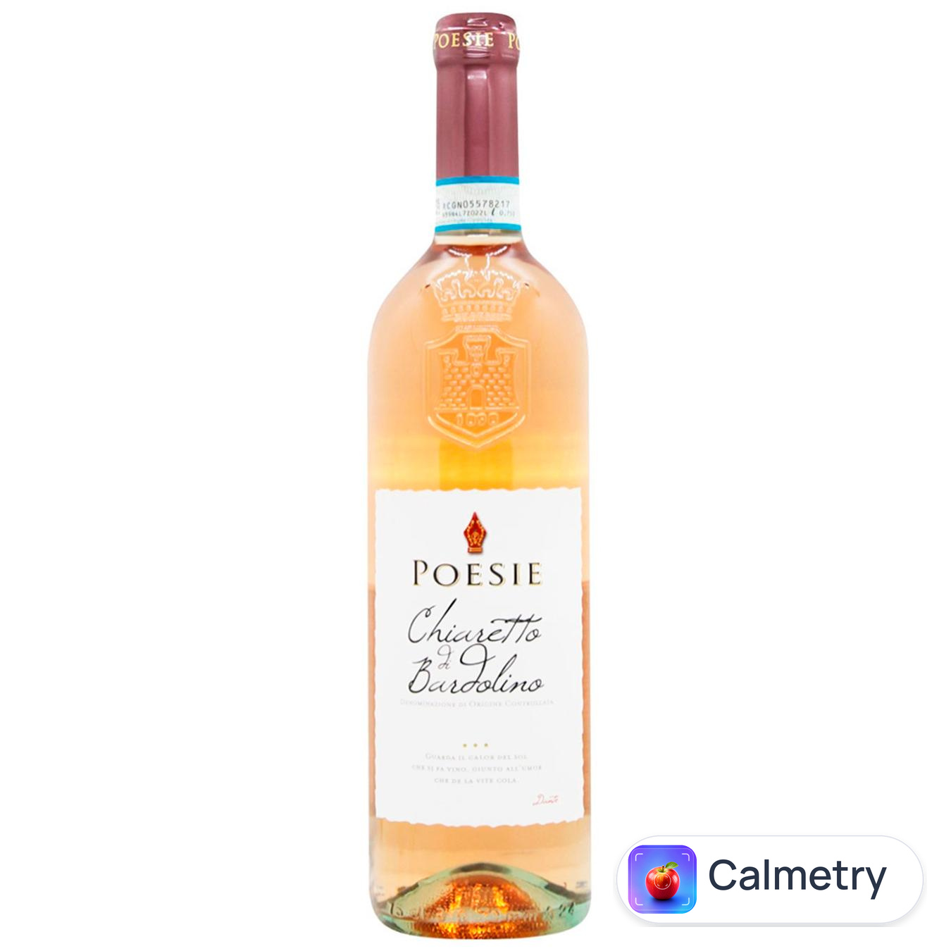 Вино Le Poesie Chiaretto di Bardolino рожеве сухе 12% 0,75л