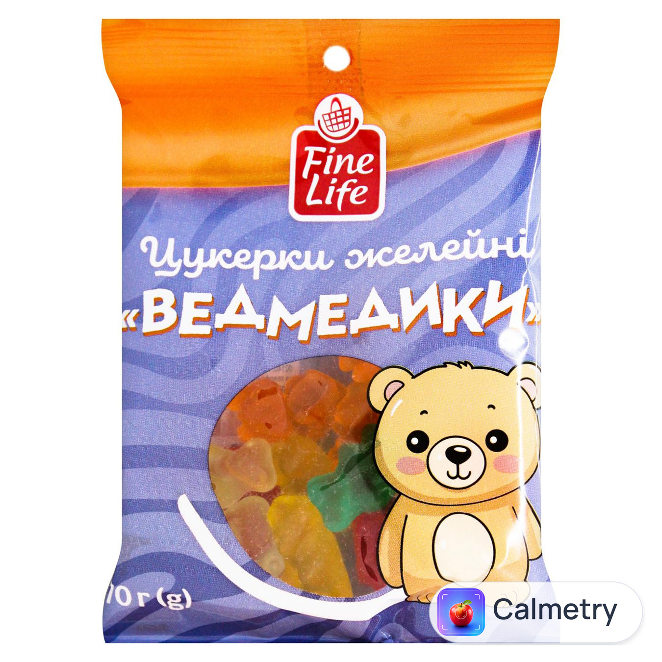Цукерки Fine Life Ведмедики желейні 70г