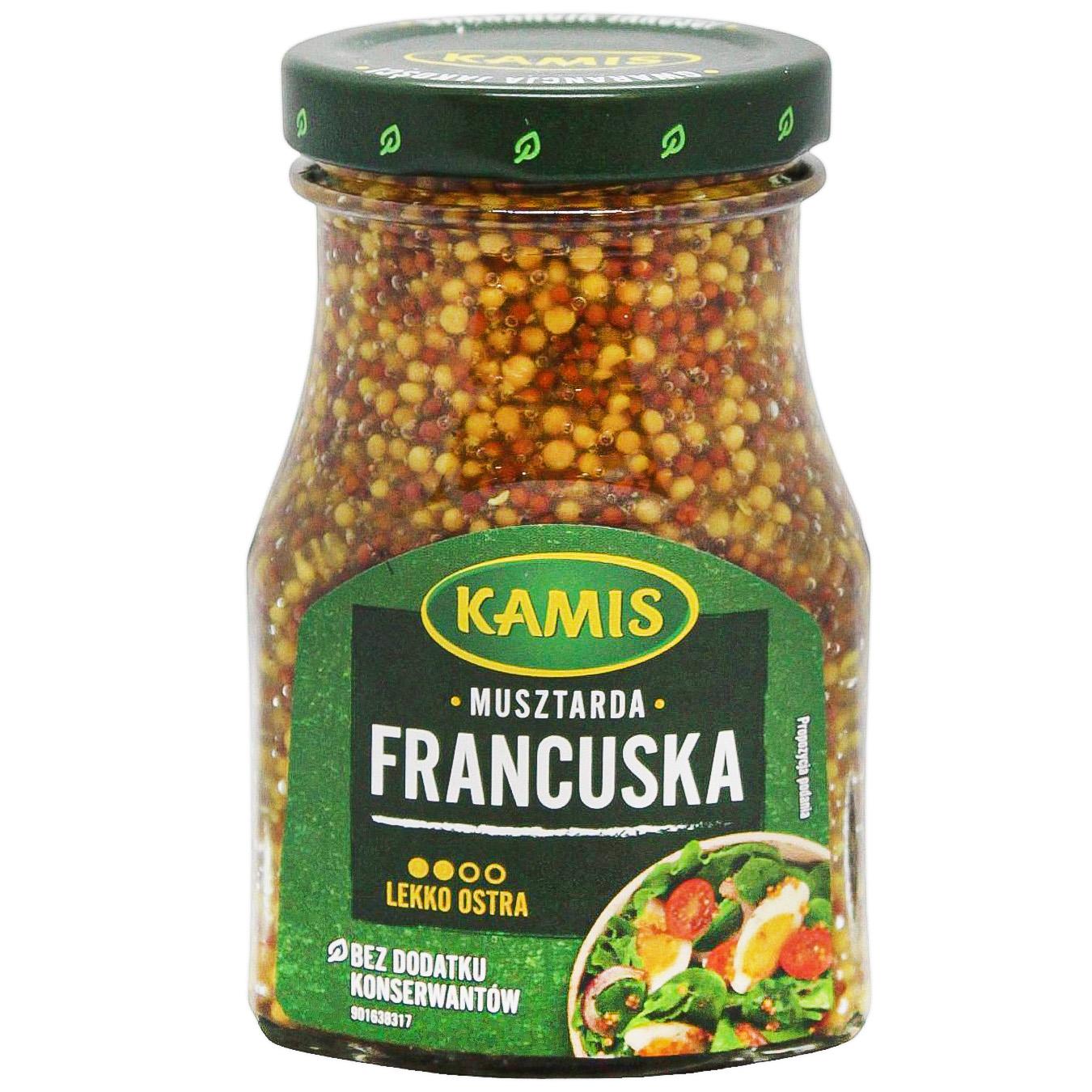 Гірчиця Kamis Французька 185г — фото продукту