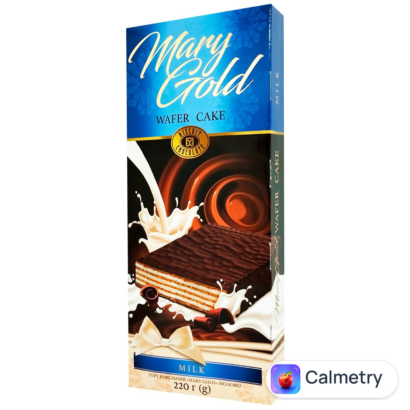 Торт Бісквіт-Шоколад Mary Gold вафельний молоко 220г